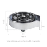 Kitchen Sink Faucet Glass Rinser Automatically Rinses Juice High Pressure Bar Cup Cleaner Coffee Cup Milk Bottle Cleaning Tool