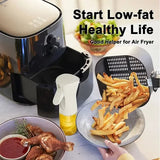 200/300/500mlOil Spray Plastic Household Kitchen Oil Spray Bottle Nebulizing Mist Filling Cooking Dual Use BBQ Camping Dispenser