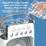 2025 New Three In One Household Air Conditioner Small Air Cooler Portable Smallfan Household Night Humidifier LED Nightlight Fan